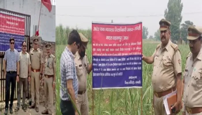 शामली : कुख्यात बदमाश संजीव जीवा की सात बीघा भूमि कुर्क