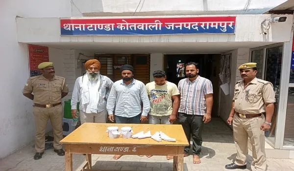 रामपुर: पुलिस ने लिखाई 14 खनन माफिया पर रिपोर्ट, चार गिरफ्तार
