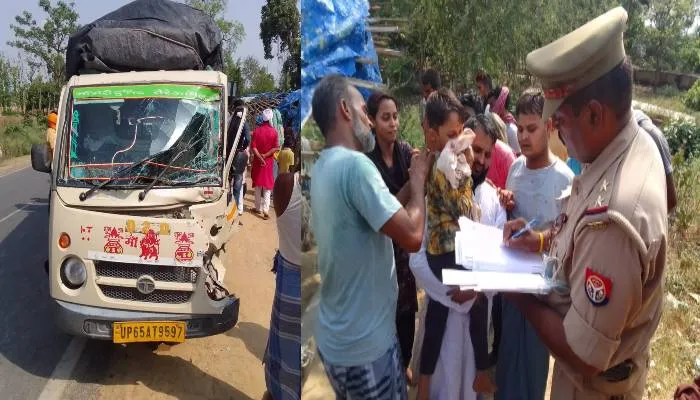 बहराइच: ऑटो में पीछे से मैजिक ने मारी टक्कर, एक की मौत, सात घायल
