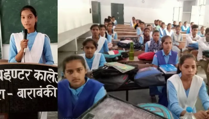 बाराबंकी: राजकीय इंटर कॉलेज निंदूरा में सड़क सुरक्षा अभियान को लेकर हुआ कार्यशाला का आयोजन