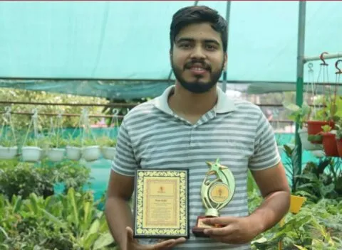 हल्द्वानी: गगन के स्टार्टअप को मिला बेस्ट एग्रीटेक स्टार्टअप अवार्ड