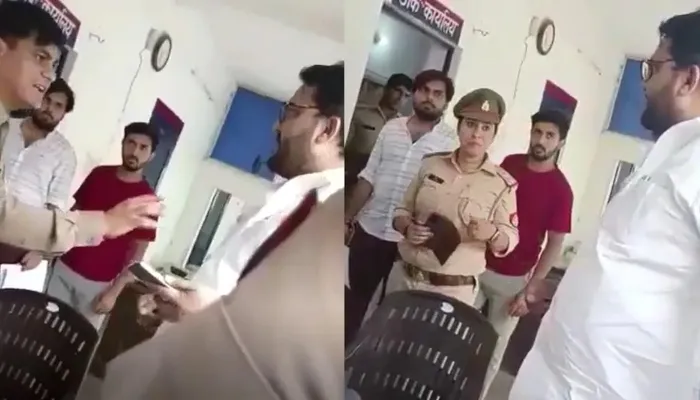 गौतम बुद्ध नगर: युवा मोर्चा जिलाध्यक्ष ने थाने में घुस कर की अभद्रता, दुर्व्यवहार के वायरल विडियों पर नेता की सफाई
