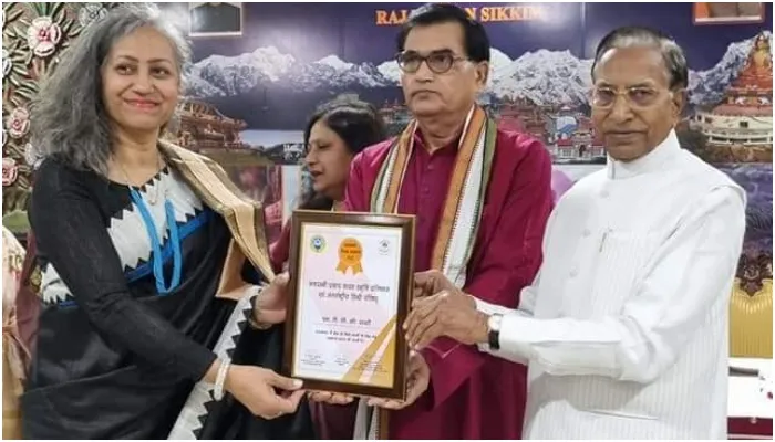रायबरेली: राजभाषा के प्रचार और संवर्धन के लिए एनटीपीसी ऊंचाहार को मिला साहित्य शिखर सम्मान