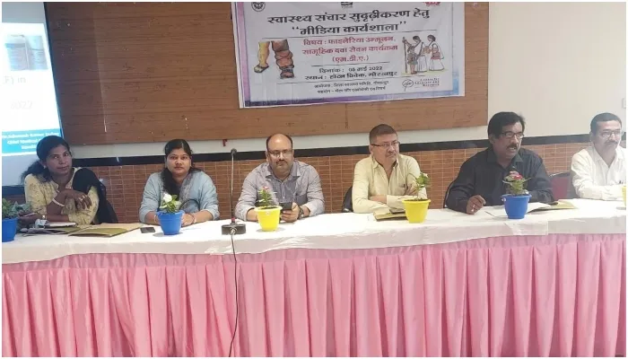 स्वास्थ्य संबंधित किसी भी कार्यक्रम को सफल बनाने में मीडिया की अहम भूमिका : सीएमओ