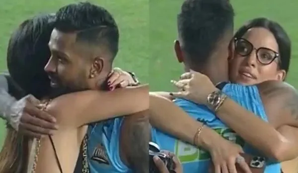 IPL 2022 : गुजरात टाइटंस के चैंपियन बनने पर इमोशनल हुईं नताशा, मैदान में हार्दिक पांड्या को लगाया गले…देखें Video