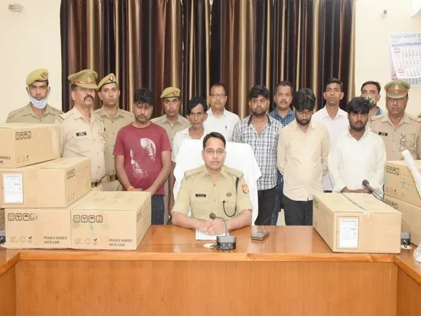 अमरोहा : कैंटर से 35 लाख का सामान चोरी कर की थी नेमपाल की हत्या, पांच आरोपी गिरफ्तार