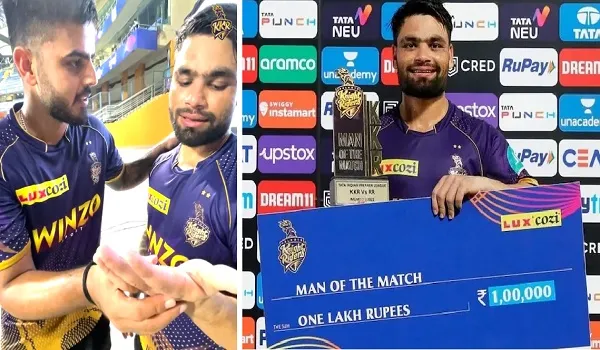 IPL 2022, KKR vs RR : रिंकू सिंह ने मैच से पहले ही हथेली पर लिख दिया था स्कोर, देखिए वीडियो