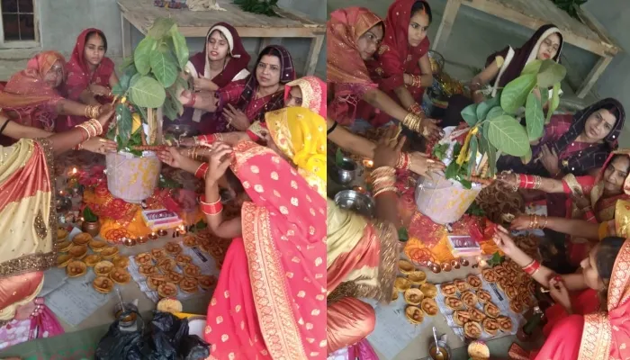 अयोध्या: सुहागिनों ने रखा वट सावित्री व्रत, सुहाग के लिये मांगी दुआएं