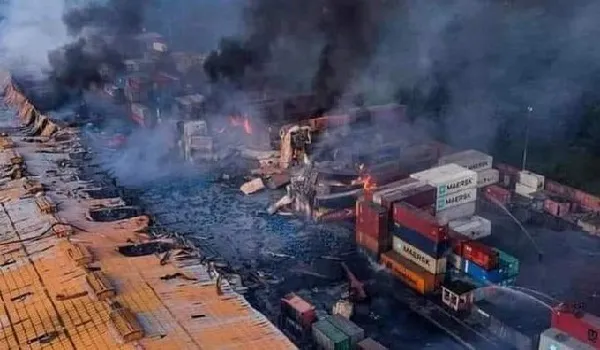 container depot explosion: पुलिस ने मृतकों की पहचान के लिए डीएनए नमूने एकत्र करना किया शुरू