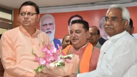 उत्तराखंड में आम आदमी पार्टी को झटका, भाजपा में शामिल हुए आप के प्रदेश अध्यक्ष दीपक बाली