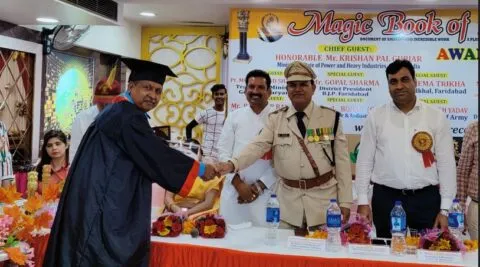 उत्तराखंड के किसान नरेंद्र मेहरा का हरियाणा में सम्मान, डॉक्टरेट की मानद उपाधि से नवाजा