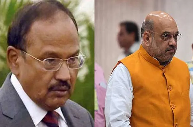 गृहमंत्री अमित शाह और NSA अजीत डोभाल के बीच हुई बैठक, जम्मू कश्मीर में आंतरिक सुरक्षा को लेकर हुई बात