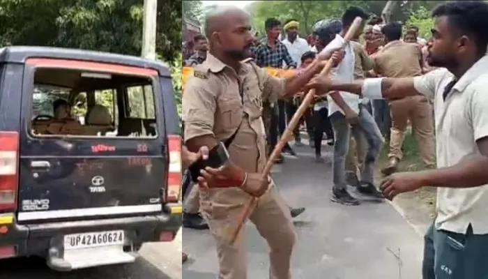 अनिल यादव हत्याकांड: आरोपियों की गिरफ्तारी को लेकर ग्रामीणों ने किया पथराव, पुलिस ने भांजी लाठियां, मची अफरातफरी