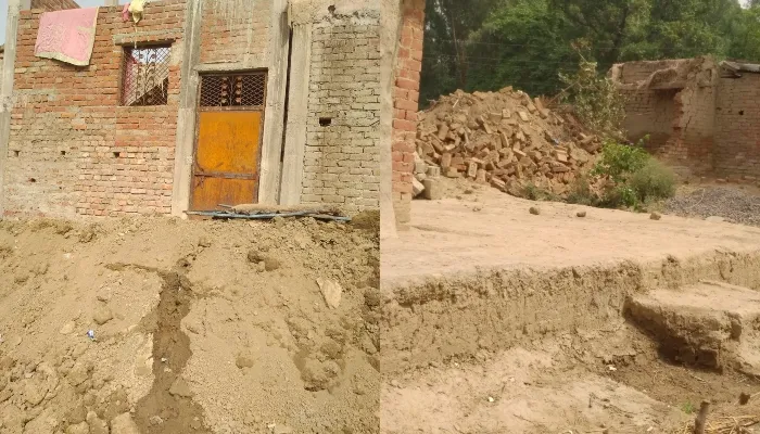 बाराबंकी: दबंग ने ग्रामीणों के घर के सामने बनाई खाई, मुकदमा दर्ज