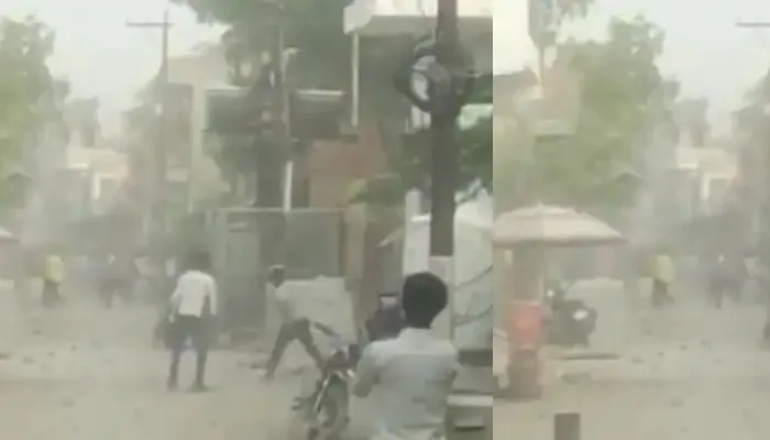 अब आगरा में भी बिगड़ा माहौल, बाइक टक्कर के बाद बढ़ा मामला, दो पक्षों में हुई पत्थरबाजी