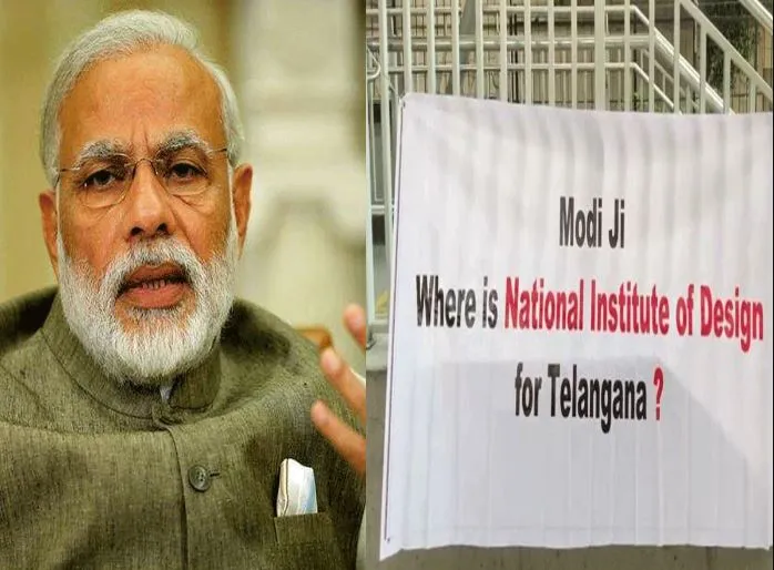 तेलंगाना में प्रधानमंत्री के दौरे के विरोध में लगे ‘बाय-बाय मोदी’ के बैनर