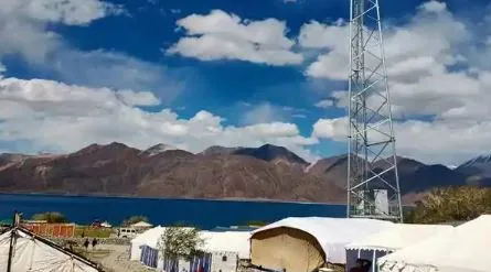 पैंगोंग झील के पास 4जी सेवा प्रदान करने वाला जियो पहला नेटवर्क बना