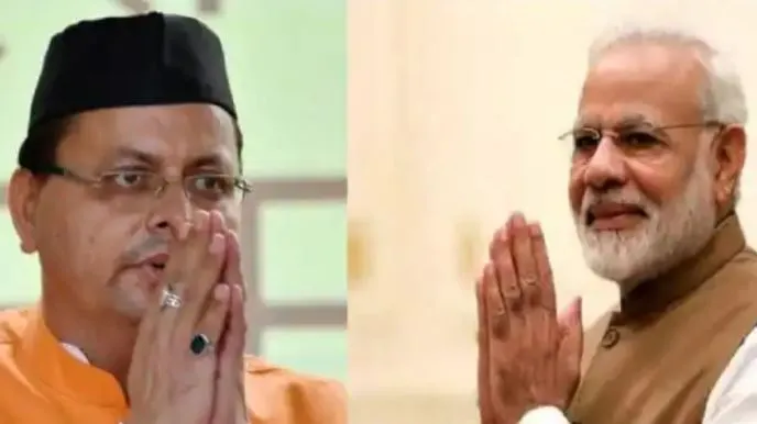 प्रधानमंत्री मोदी ने उपचुनाव में जीत हासिल करने पर उत्तराखंड के सीएम धामी को दी बधाई