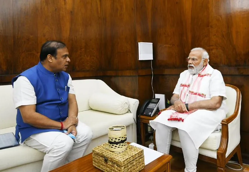 असम में बाढ़ की स्थिति, प्रधानमंत्री मोदी ने सीएम हिमंत को फोन कर ली जानकारी