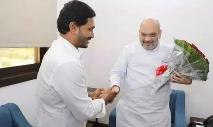 आंध्र प्रदेश: मुख्यमंत्री जगनमोहन रेड्डी ने अमित शाह से मुलाकात की