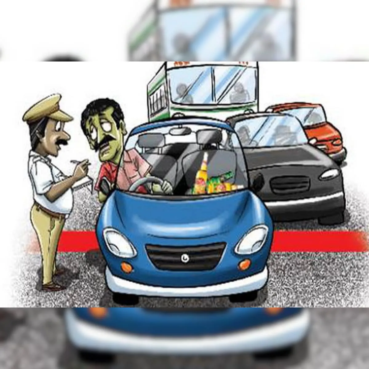 रुद्रपुर: नशे में धुत कार चालक ने SP City की गाड़ी को मारी टक्कर, फिल्मी अंदाज में पुलिस ने पकड़ा