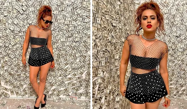 Nia Sharma Photos : निया शर्मा ने ब्लैक शॉर्ट ड्रेस में कराया फोटोशूट, तस्वीरें देख फैंस बोले-Gorgeous