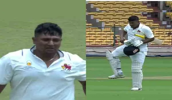 Ranji Trophy Final 2022 : शतक लगाने के बाद सरफराज खान की आंखों से छलके आंसू, वीडियो वायरल