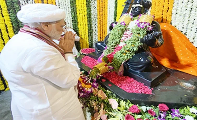 पीएम मोदी ने देहू में ‘शिला’ मंदिर का किया उद्घाटन