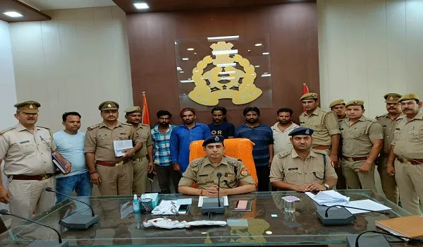 बिजनौर: पशु चोर गिरोह के सरगना समेत पांच गिरफ्तार