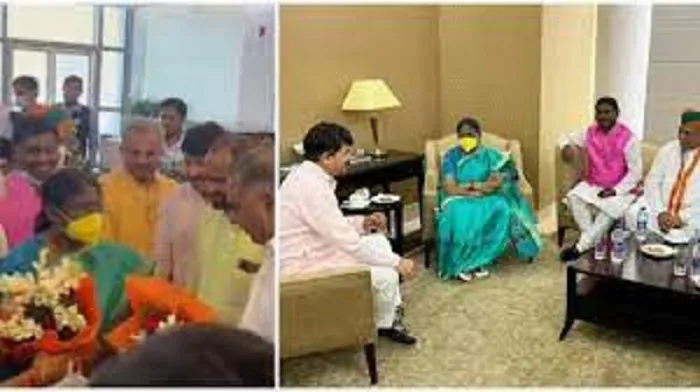दिल्ली पहुंचीं द्रौपदी मुर्मू, राष्ट्रपति चुनाव के लिए राजग की हैं प्रत्याशी 