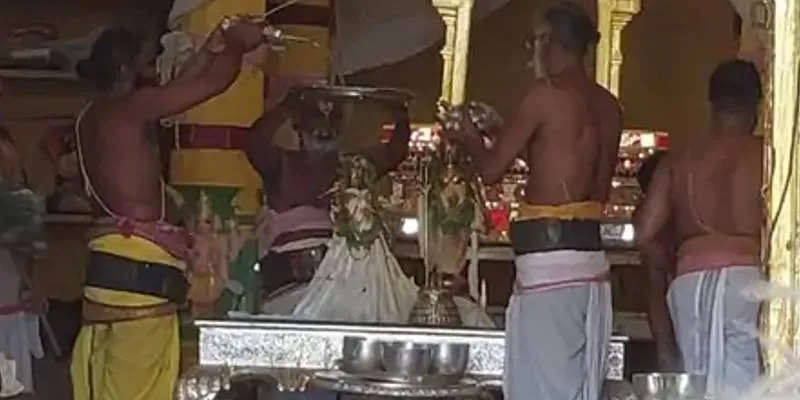 मथुरा: भगवान रंगनाथ को गर्मी से राहत देने के लिये किया गया यह खास इंतजाम