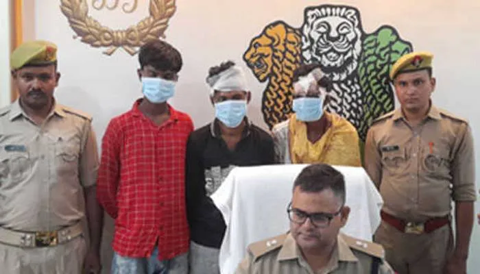 झांसी पुलिस ने छह घंटे के भीतर तीन शातिर लुटेरों को किया गिरफ्तार