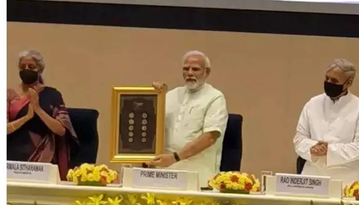 कानपुर: प्रतिष्ठित सप्ताह समारोह का कानपुर में हुआ लाइव प्रसारण, पीएम ने जारी की सिक्कों की श्रृंखला
