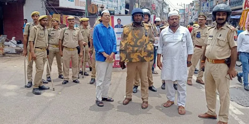 गोरखपुर: जुमा की नमाज शांति से अदा, रंग लाई आवाम व प्रशासन की मेहनत