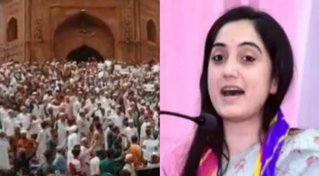 जुमे की नमाज के बाद देशभर में बवाल, नूपुर शर्मा की गिरफ्तारी की मांग को लेकर दिल्ली की जामा मस्जिद पर प्रदर्शन