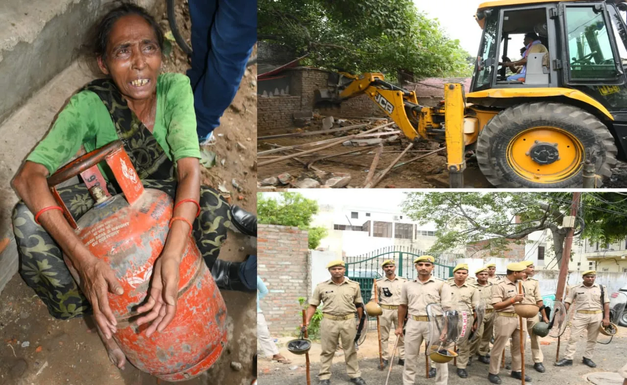 बरेली: अवैध कब्जा हटाने पहुंची निगम की टीम से तीखी नोकझोंक, महिला बोली- यहां रहते-रहते बूढ़े हो गए… जान दे देंगे