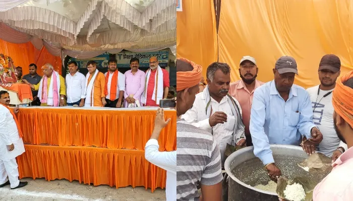 अयोध्या: चौथे मंगल पर मंदिरों में उमड़ी आस्था, जनपद में करीब 650 जगह भंडारे का आयोजन