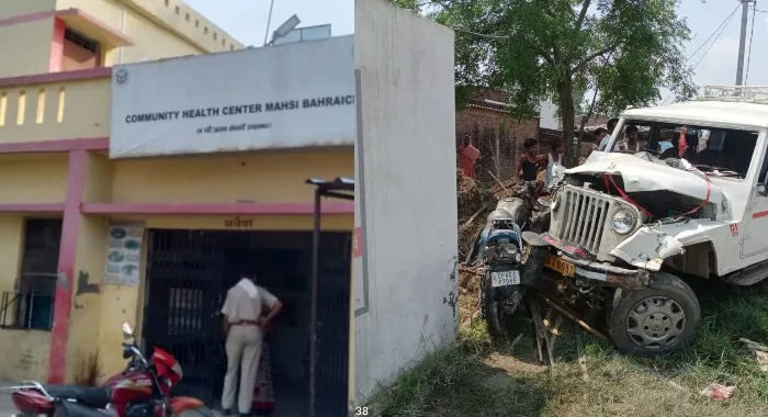 बहराइच: तेज रफ्तार मैक्स ने बाइक सवार को मारी टक्कर, एक की मौत, दो घायल