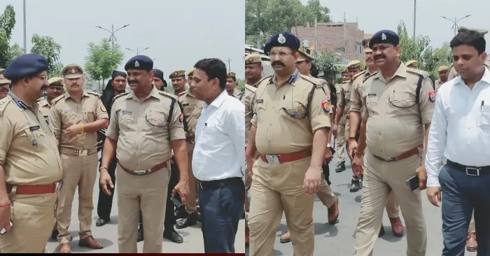 बहराइच: शांतिपूर्ण माहौल में हुई जुमे की नमाज, चप्पे चप्पे पर तैनात रही पुलिस