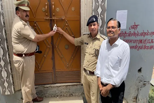 बिजनौर में गैंगस्टर के तहत हुई कार्रवाई, चार लोगों की 80 लाख की संपत्ति कुर्क