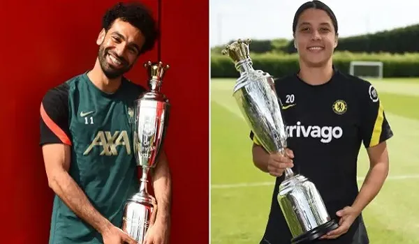 मोहम्मद सालाह और सैम केर वर्ष के सर्वश्रेष्ठ फुटबॉलर चुने गए