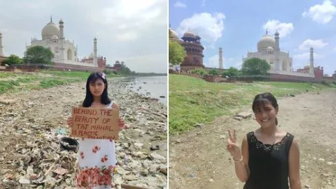 Licypriya Kangujam के Tweet से बदल गई ताजमहल के बाहर की तस्वीर, रंग लाई मुहिम