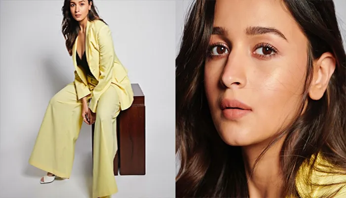 स्टाइलिश पैंट सूट में आलिया भट्ट ने दिए सिजलिंग पोज, तस्वीरों में नहीं दिखा बेबी बंप!