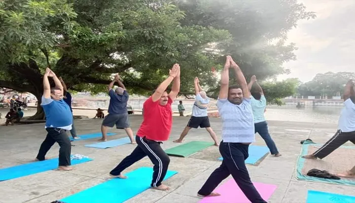 अयोध्या: योग संदेश यात्रा पहुंची सूर्यकुंड, डॉ केके सिंह ने लोगों से की जुड़ने की अपील