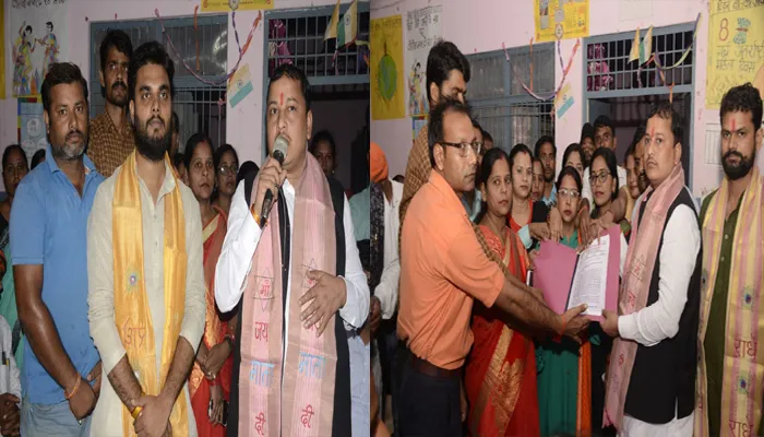 बहराइच: श्रमिक कामगार कर्मचारी महासंघ के महासचिव ने किया दौरा