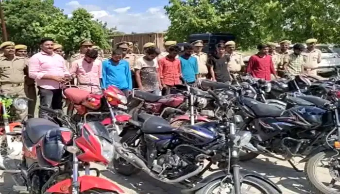 बलिया: पुलिस मुठभेड़ में आठ आरोपी गिरफ्तार, बरामद हुईं यह चीजें