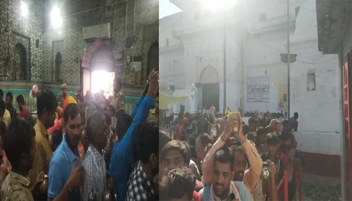 बाराबंकी: महादेवा में लोधेश्वर के जलाभिषेक को उमड़ा जनसैलाब, रात से लगी श्रद्धालुओं की कतार