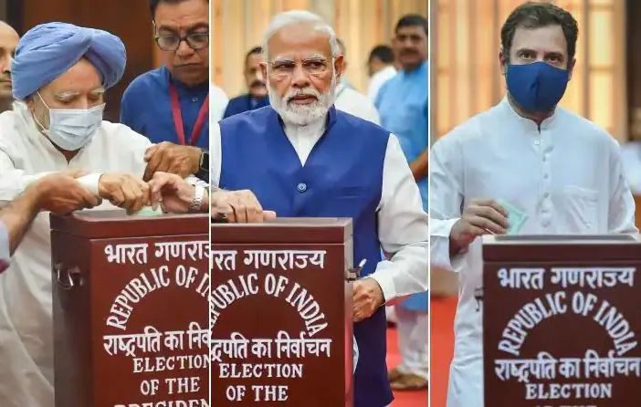 राष्ट्रपति चुनाव: संसद में कुल 98.9 प्रतिशत मतदान, आठ सांसद नहीं डाल पाए वोट