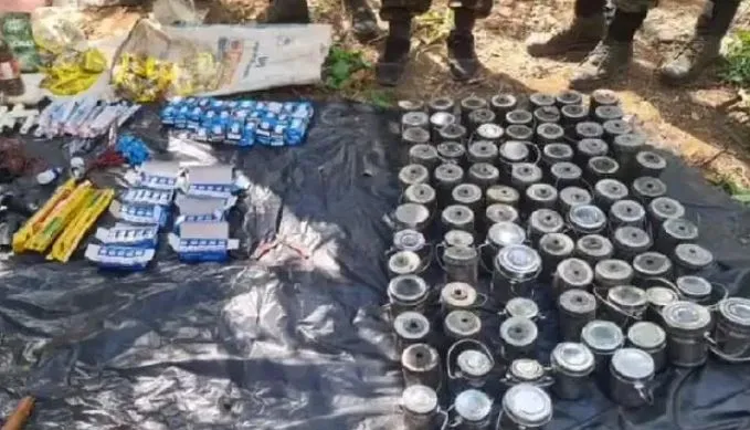 औरंगाबाद पुलिस को मिली बड़ी सफलता, भारी मात्रा में विस्फोटक बरामद