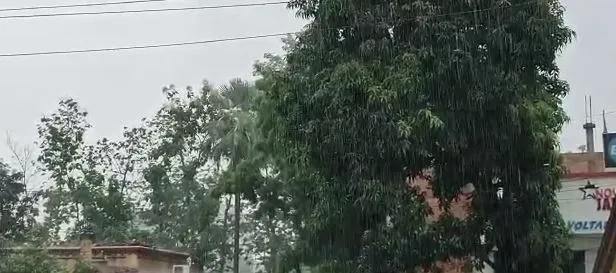 गोरखपुर : बारिश से सुहाना हुआ मौसम, किसानों को होगा फायदा